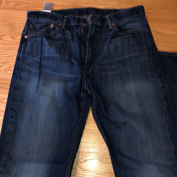 Levi 505 distressed wash men’s jean - Picture 3 of 4